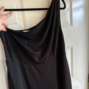 Black One Shoulder Dress